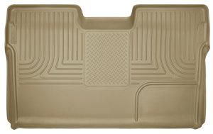 Ford F-150 Floor Liner - Rear - Husky Liners - WeatherBeater - Tan - `09-`12